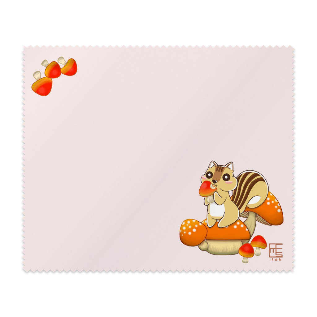 毎日りすさん。 秋 メガネ拭き