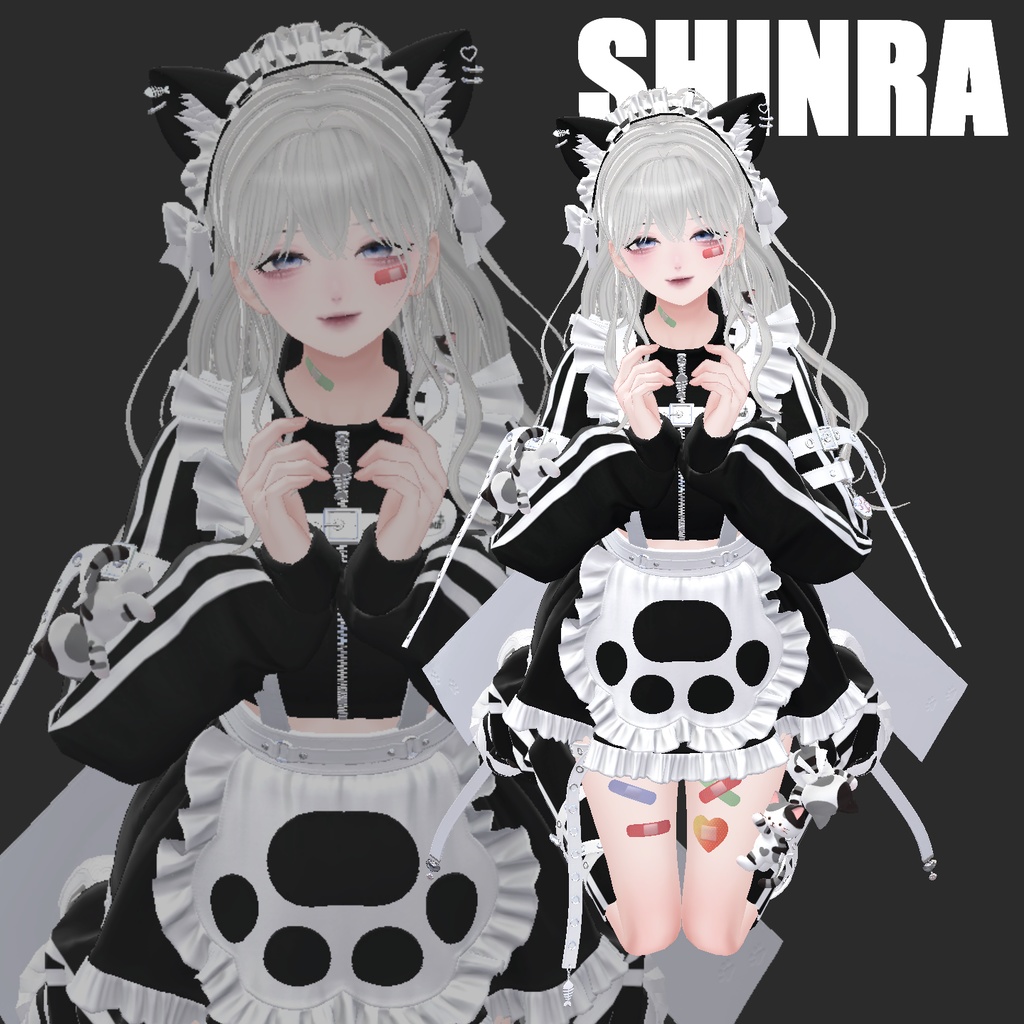 【16アバター対応】Y_Half-upPony