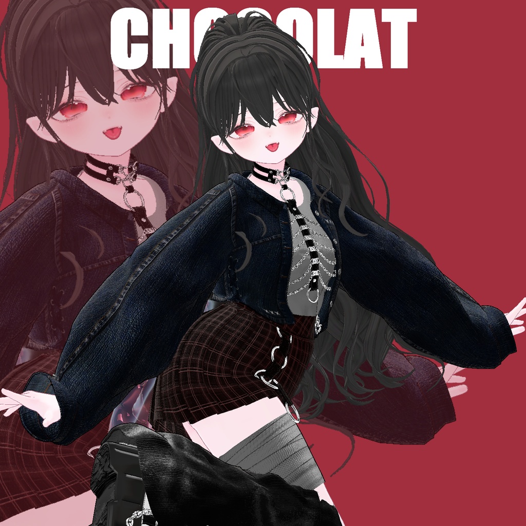 【16アバター対応】Y_Half-upPony