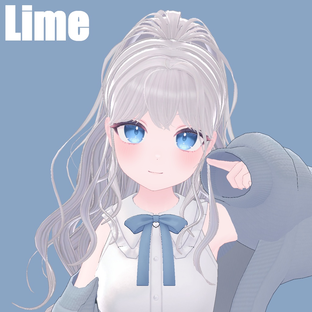 【16アバター対応】Y_Half-upPony