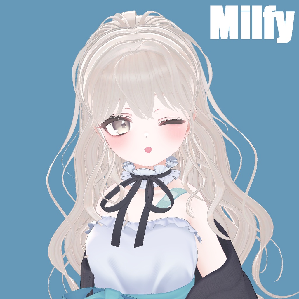 【16アバター対応】Y_Half-upPony