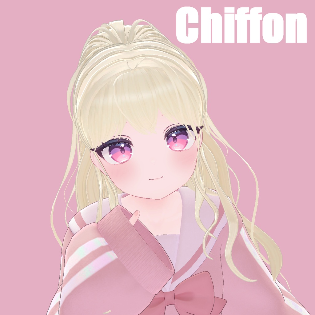 【16アバター対応】Y_Half-upPony