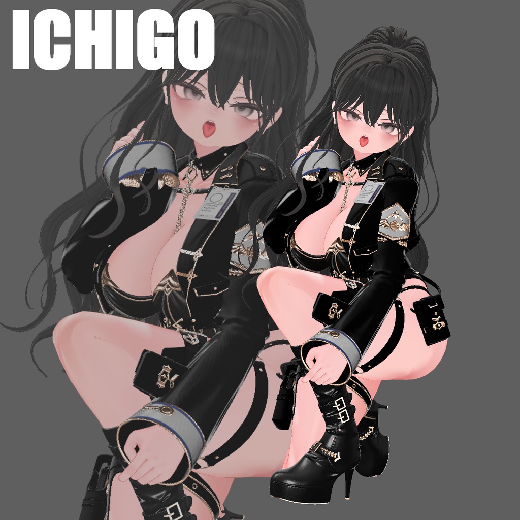 【16アバター対応】Y_Half-upPony