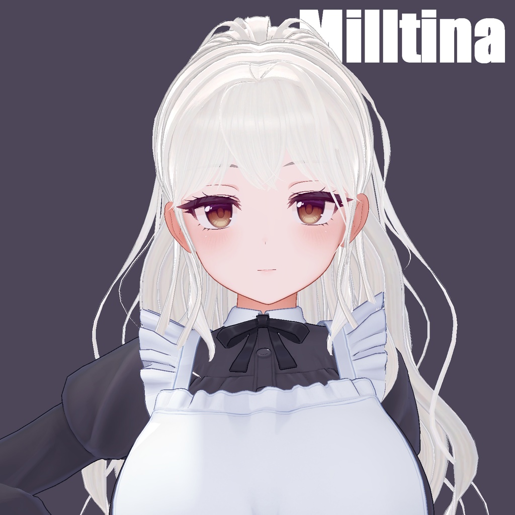 【16アバター対応】Y_Half-upPony