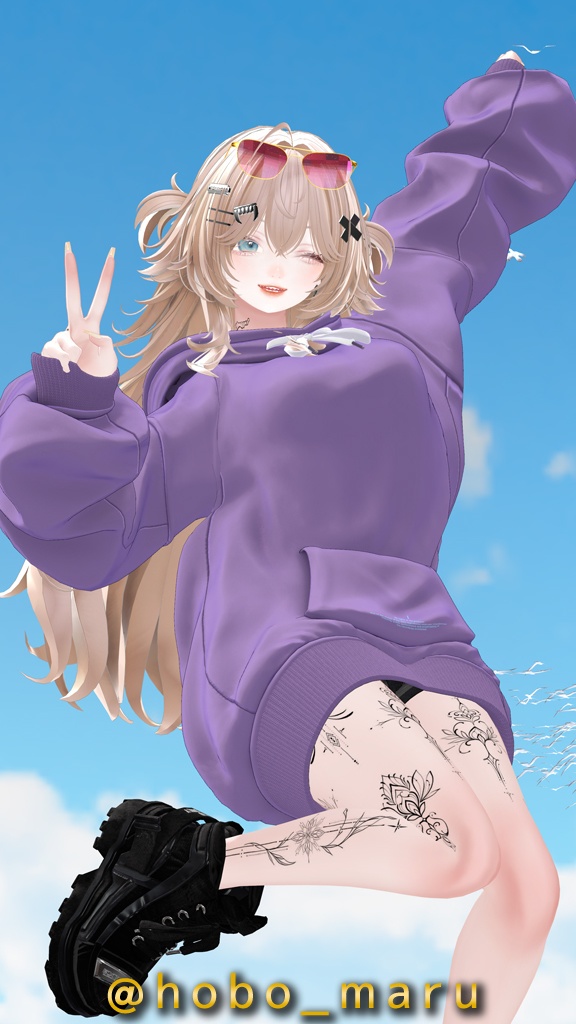 AirForceSunglass for PartyPeople -ぱりぴグラス-