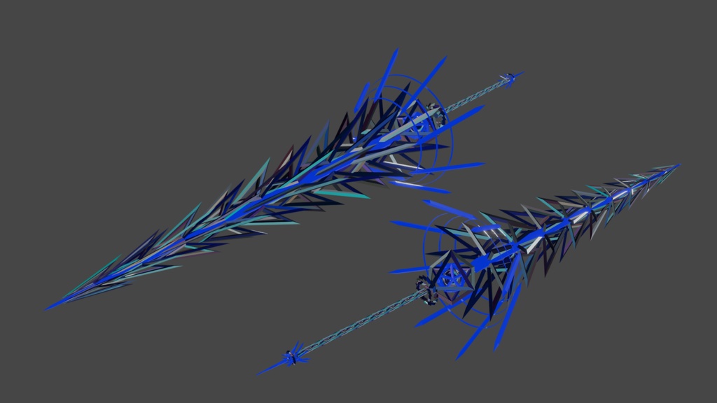 MA対応『魔槍”フラウロス”』-VRChat向けアバターアクセサリー