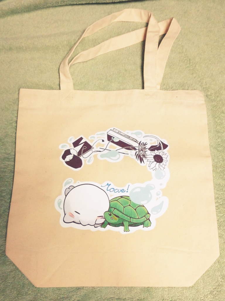 【CUE!】はるしほトートバッグ【六石陽菜×鹿野志穂】