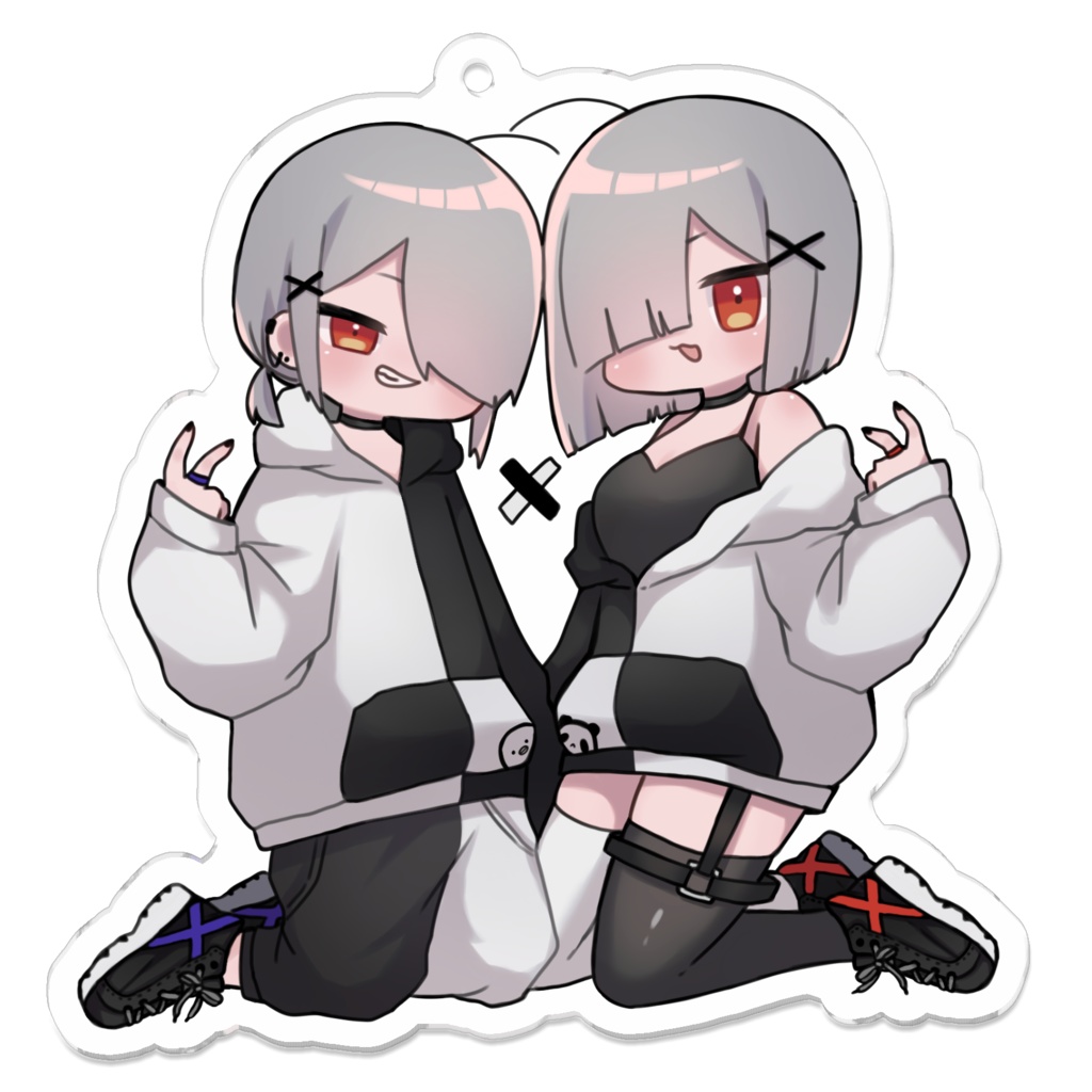 つゆゆ兄妹キーホルダー