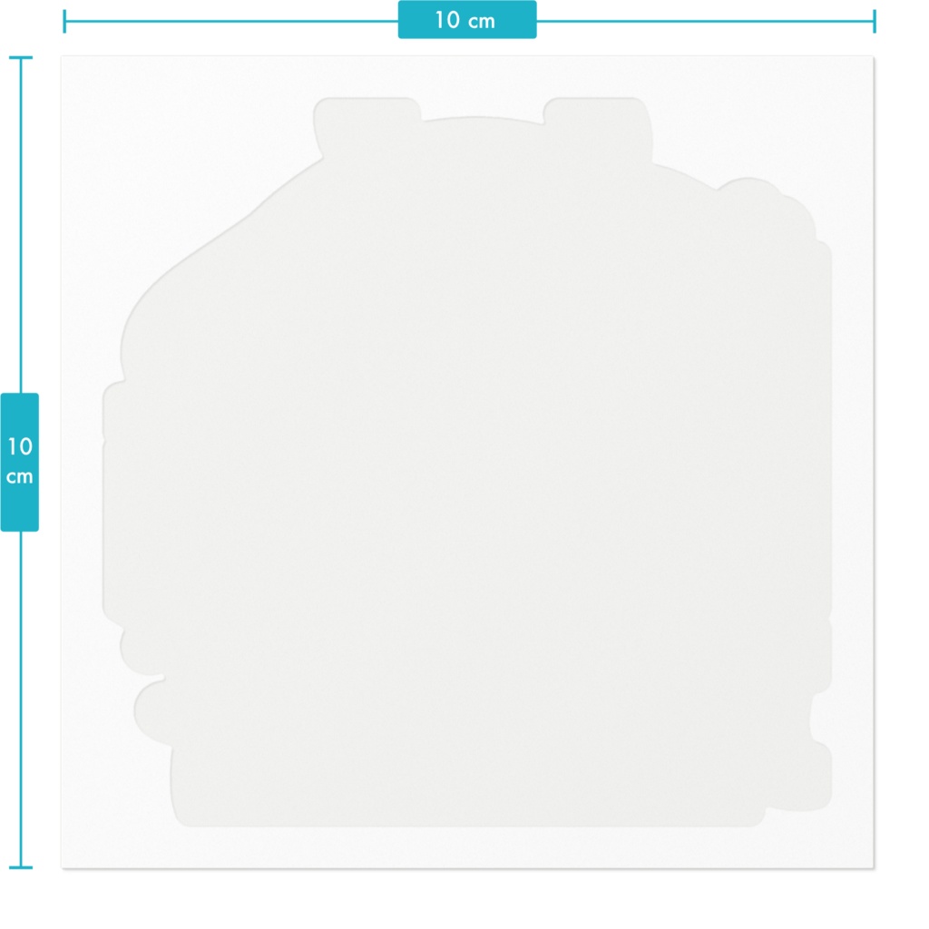 ステッカー 考える顔