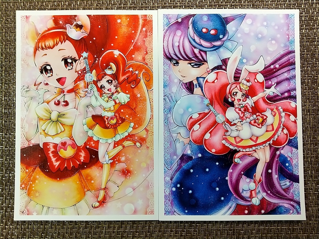 同人 プリアラ ポストカード 2種セット