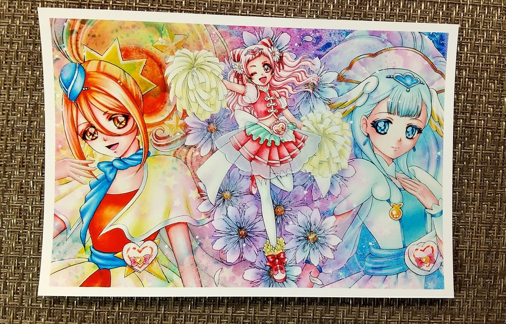 同人ポストカード HUGっと!プリキュアa