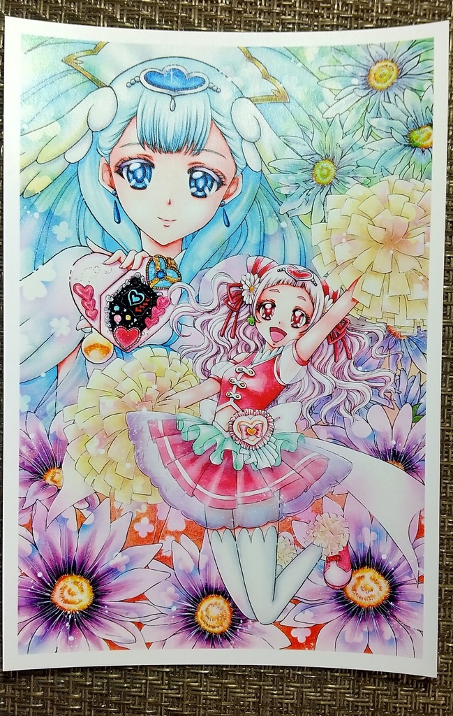 同人ポストカード HUGっと!プリキュアb