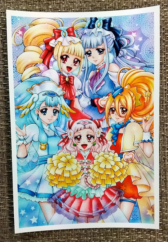 同人ポストカード HUGっと!プリキュアc
