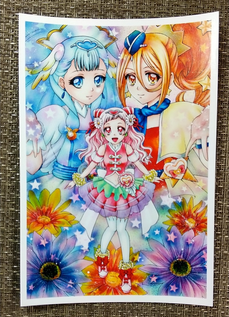 同人ポストカード HUGっと!プリキュアd