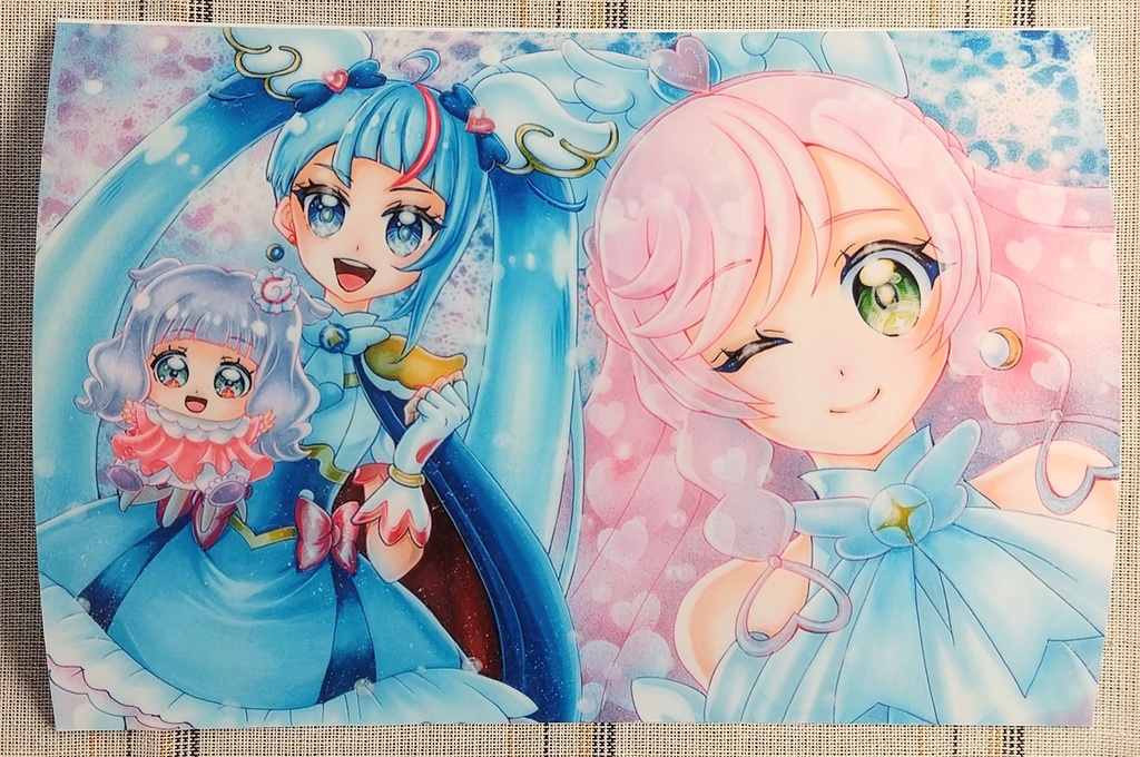 ひろがるスカイプリキュア 手描きイラスト