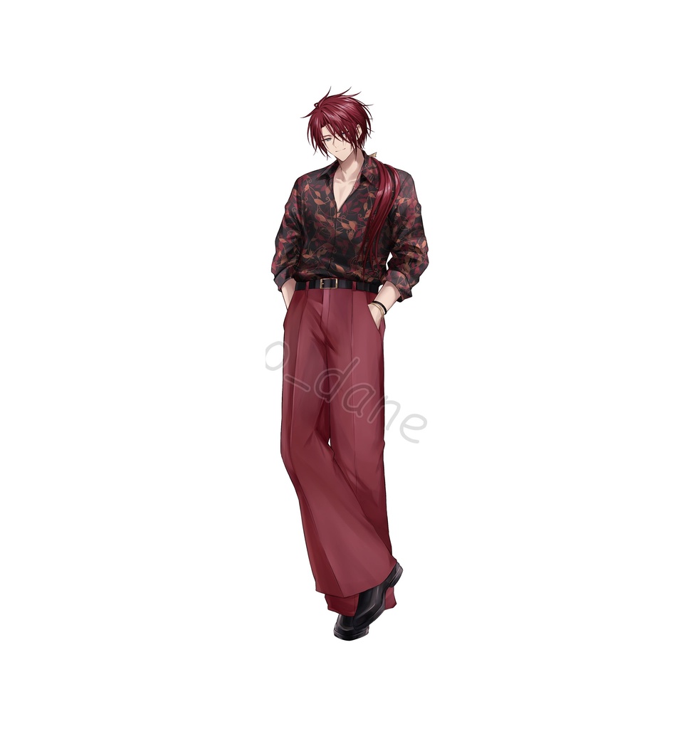 後家現代服アクスタ(柄シャツ)