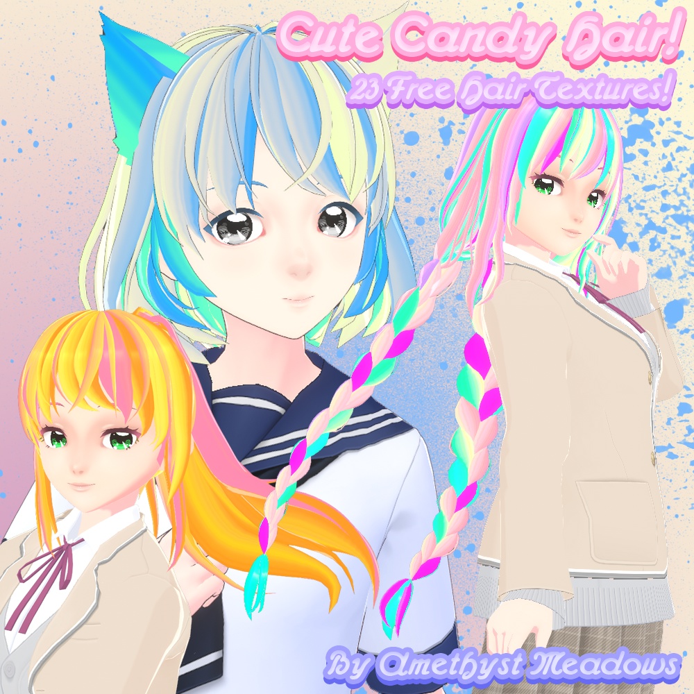 Free Hair Texture #4