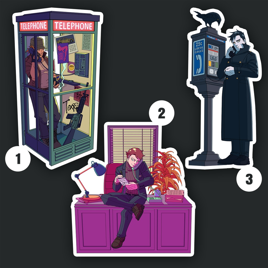 【販売終了】TELEPHONE STICKERS
