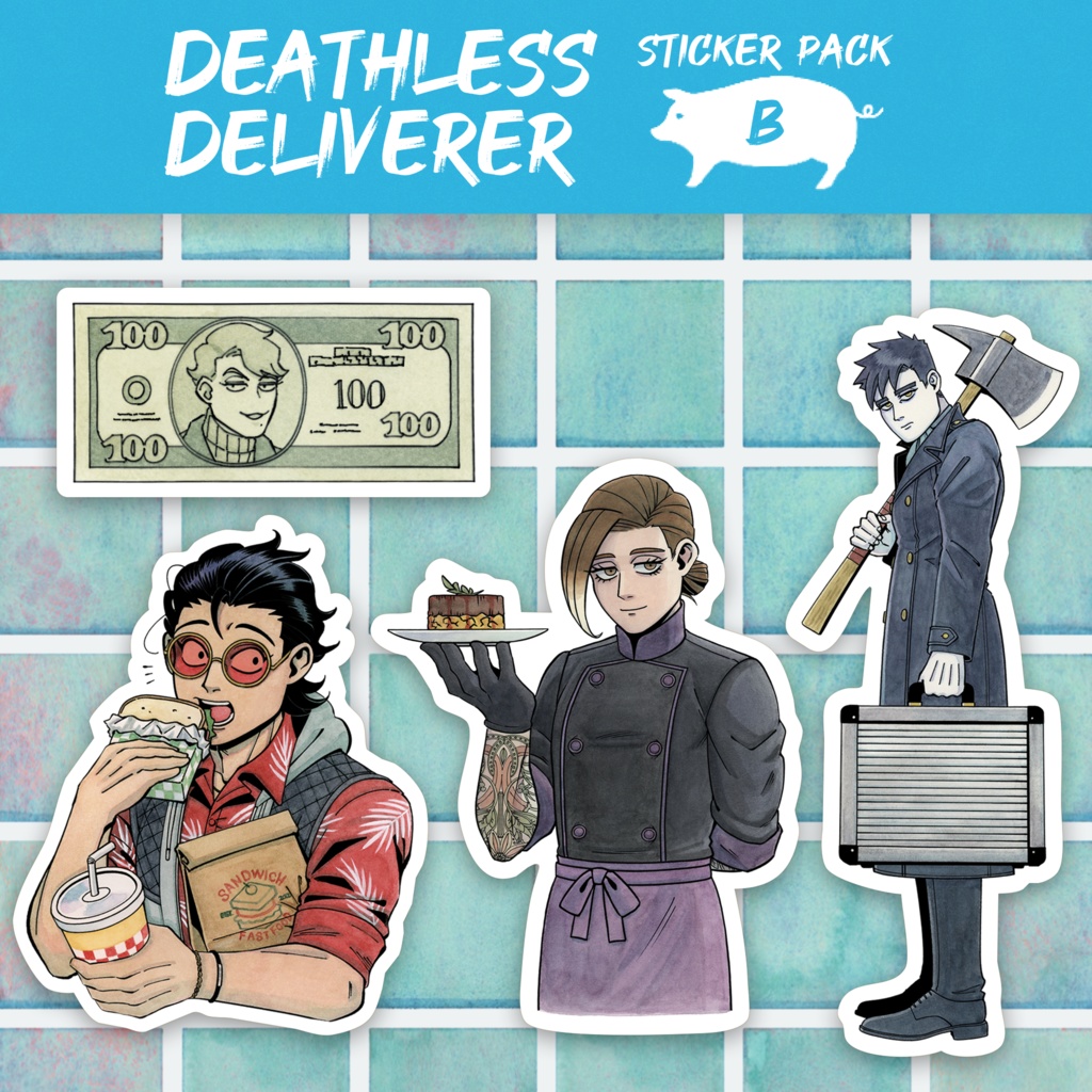 DEATHLESS DELIVERER STICKER PACK