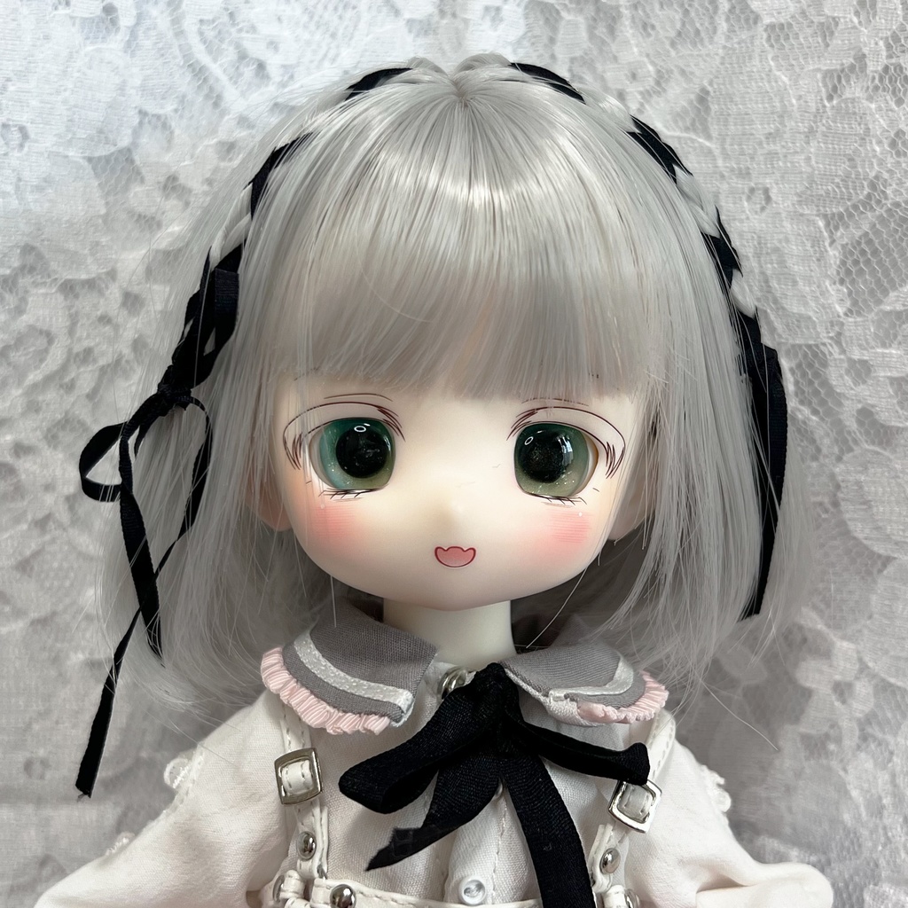 14mmレジンアイ 緑④ 瞳孔縦長タイプ B品