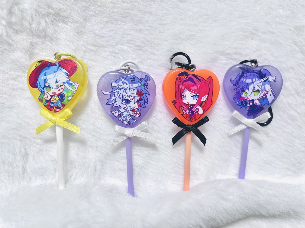 【再販無し】蓄光キャンディアクキー(ホログラムステッカー付き)【FGO】