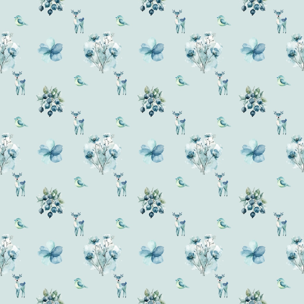 北欧風淡い青のデジタルペーパー