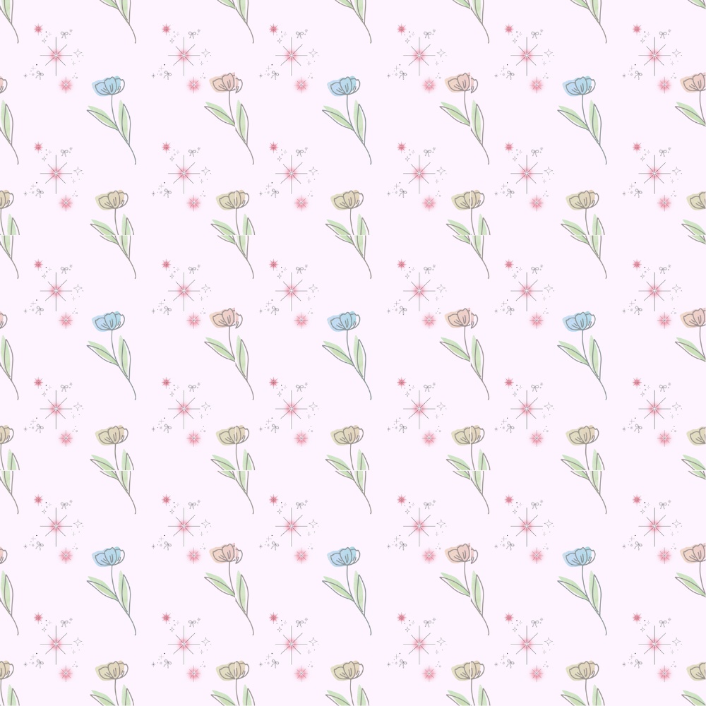 小花のパターン