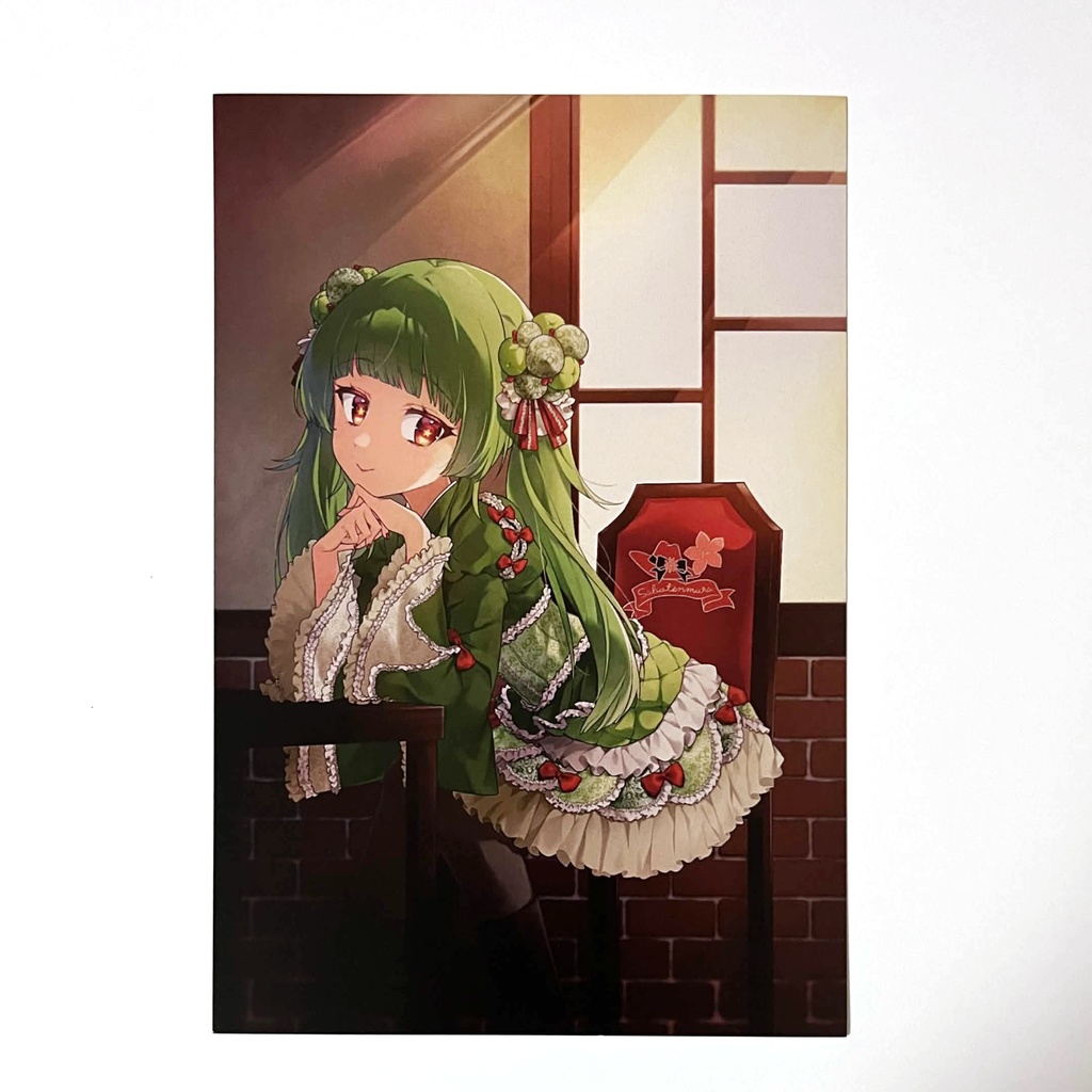 【さぼてん村イラスト展2026】『さぼてん村令嬢』ポストカード