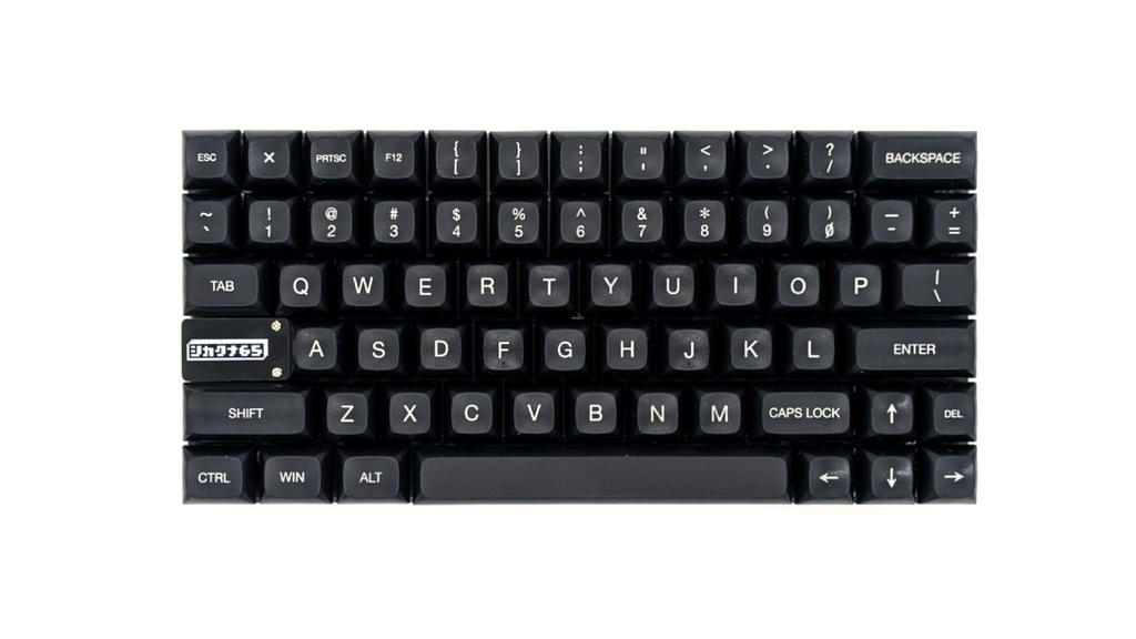 QK65 Black Golden 自作キーボード ホットスワップ メカニカル - PC 