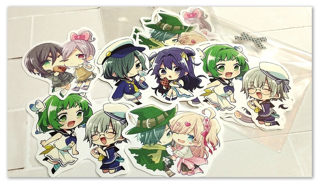 【100カノ】シール4枚セット