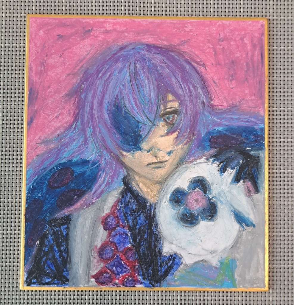 【非公式】星導ショウ　手描き色紙