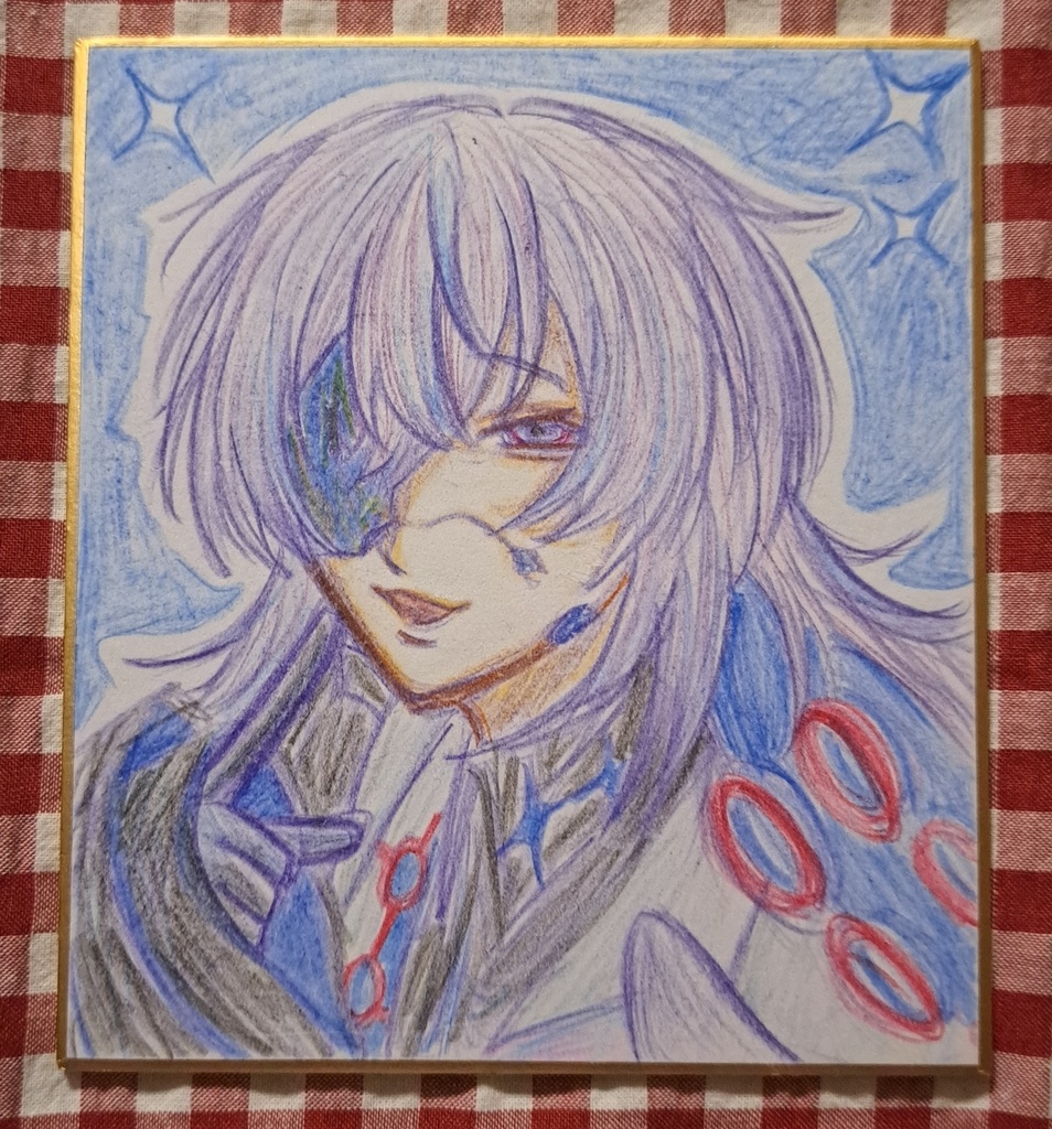 【非公式】 星導ショウ　手描き色紙