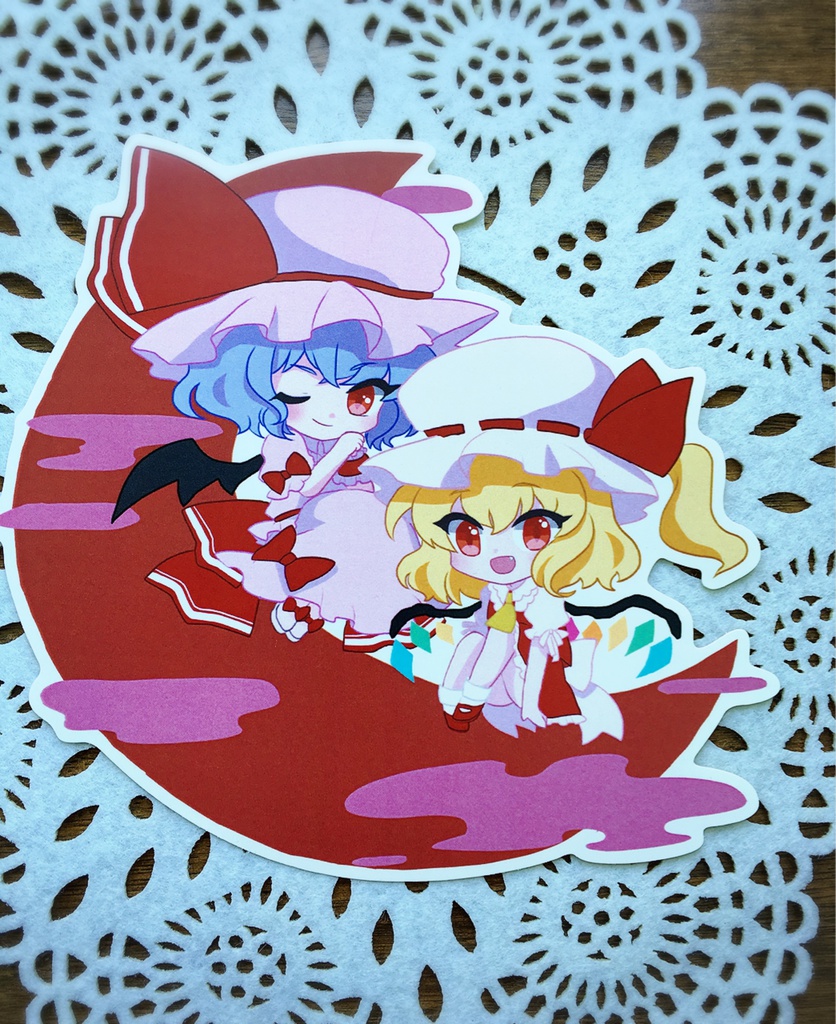 スカーレット姉妹ビックステッカー