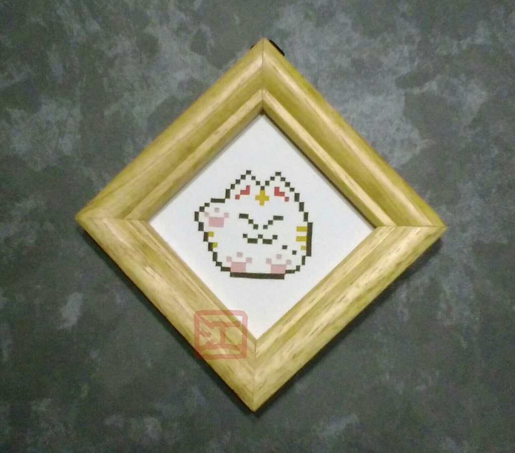 切り絵原画「どっとにゃん*トラ」