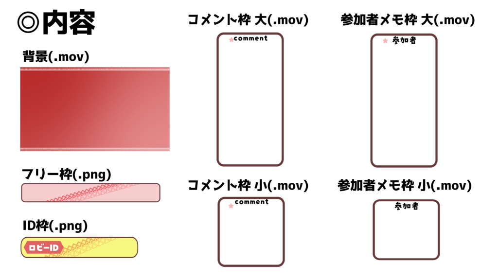 【無料版あり】モンハン風 動く参加型配信画面【配信画面】
