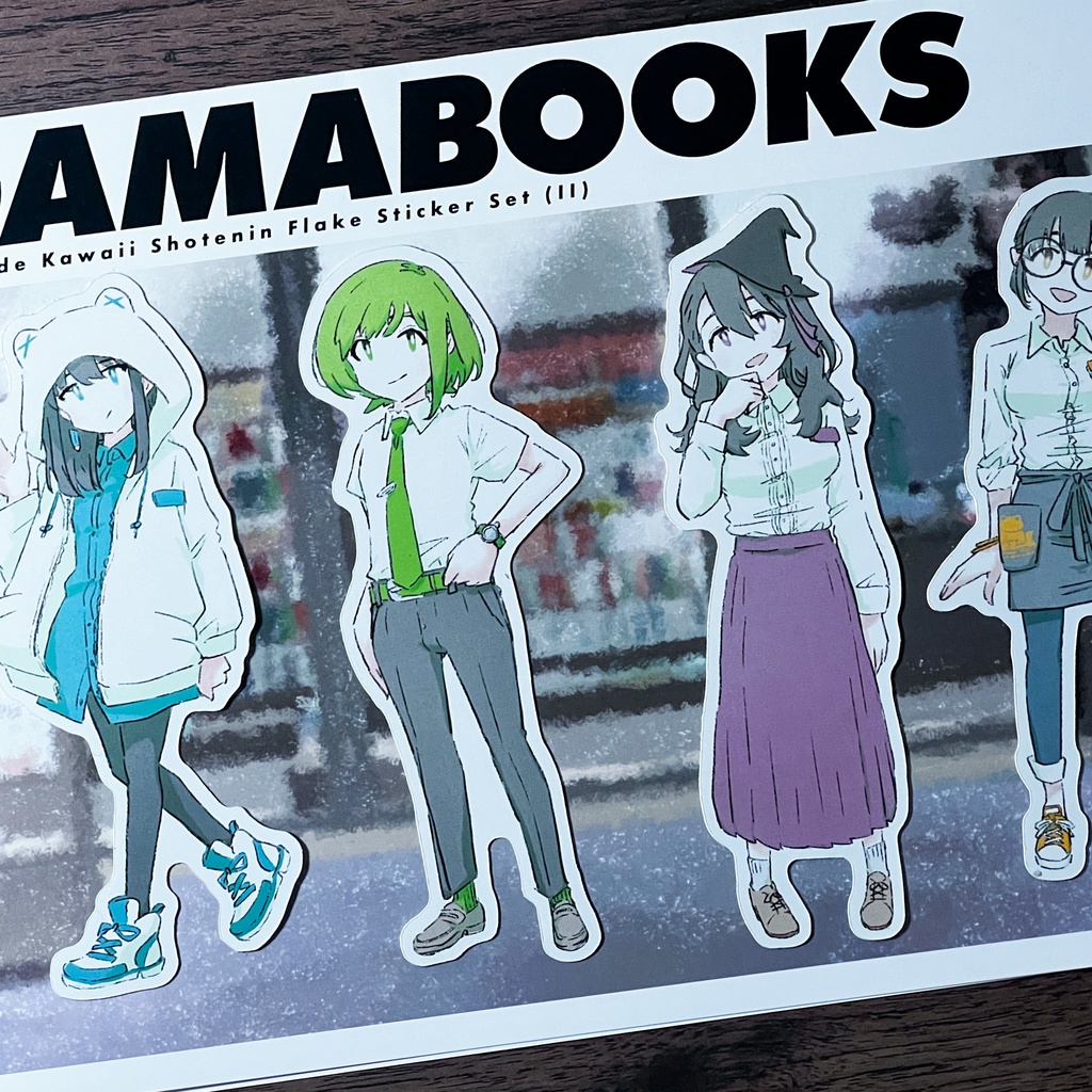 ガマブックス 二次創作 フレークシールセット #2