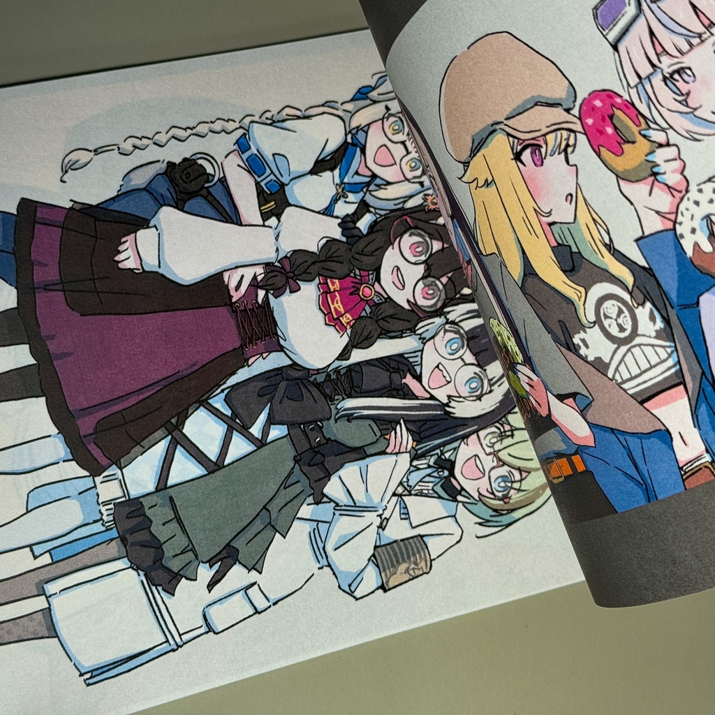 ReGLOSS・儒烏風亭らでん 二次創作 同人誌「LUMINOUS」