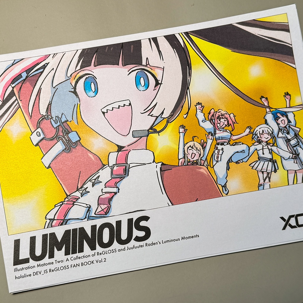 ReGLOSS・儒烏風亭らでん 二次創作 同人誌「LUMINOUS」