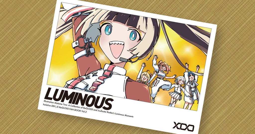 ReGLOSS・儒烏風亭らでん 二次創作 同人誌「LUMINOUS」