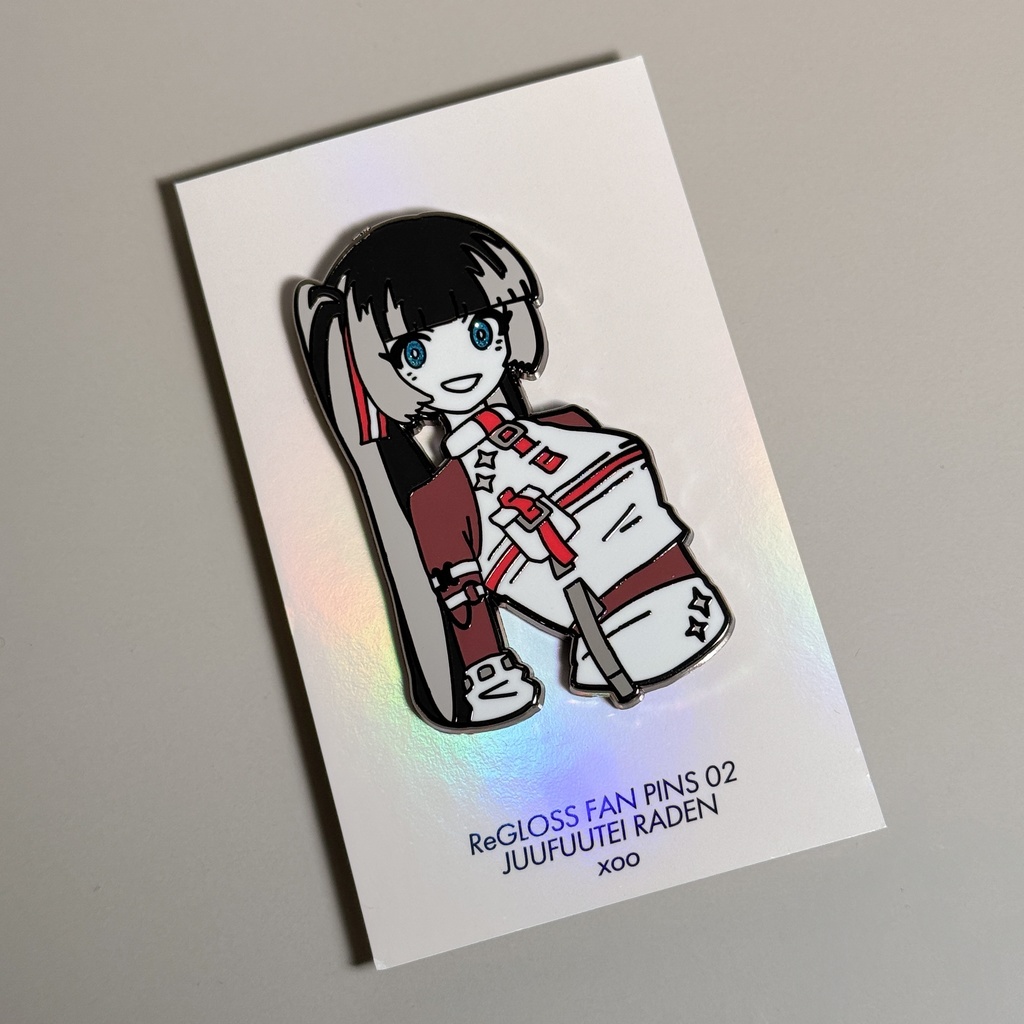 ReGLOSS・儒烏風亭らでん 二次創作ピンズ2