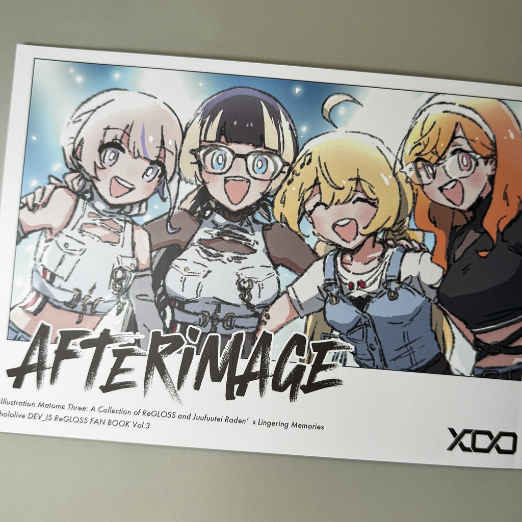 ReGLOSS・儒烏風亭らでん 二次創作 同人誌「AFTERIMAGE」