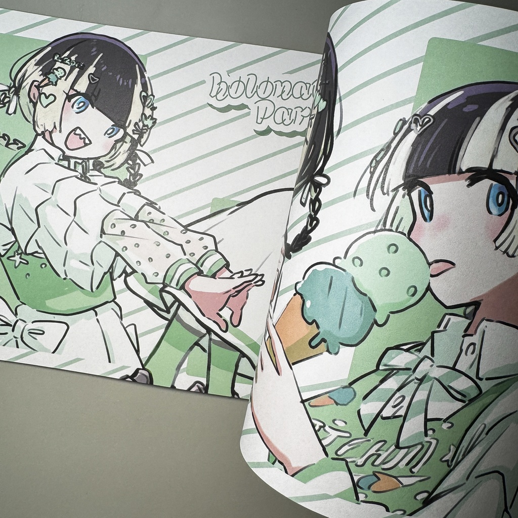 ReGLOSS・儒烏風亭らでん 二次創作 同人誌「AFTERIMAGE」