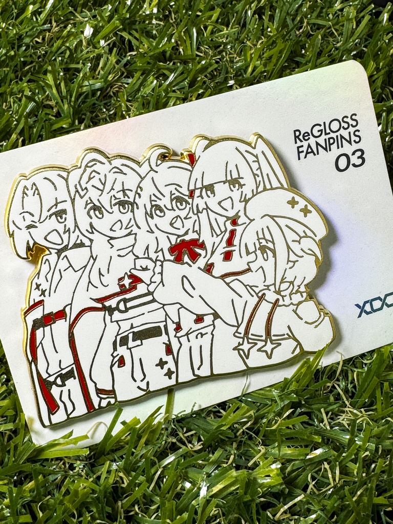 ReGLOSS・儒烏風亭らでん 二次創作ピンズ3 「ReGLOSS」