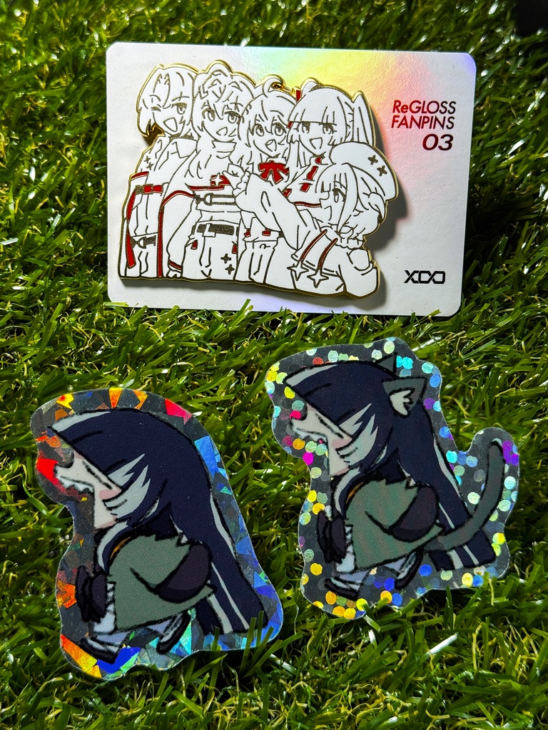 ReGLOSS・儒烏風亭らでん 二次創作ピンズ3 「ReGLOSS」