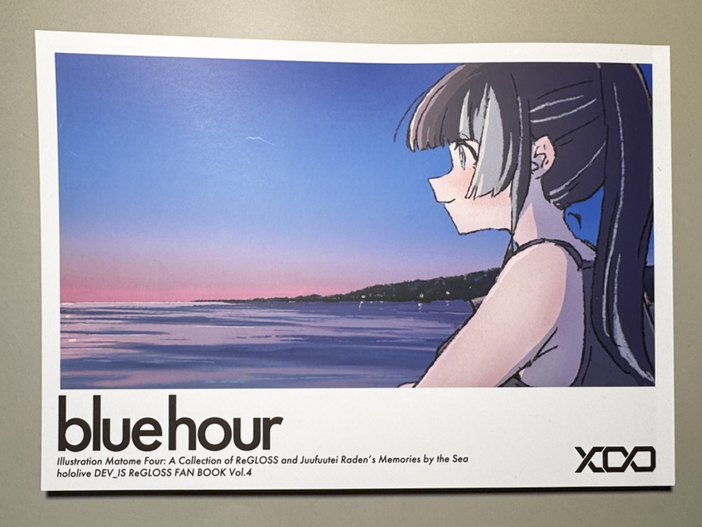 ReGLOSS・儒烏風亭らでん 二次創作 同人誌「blue hour」