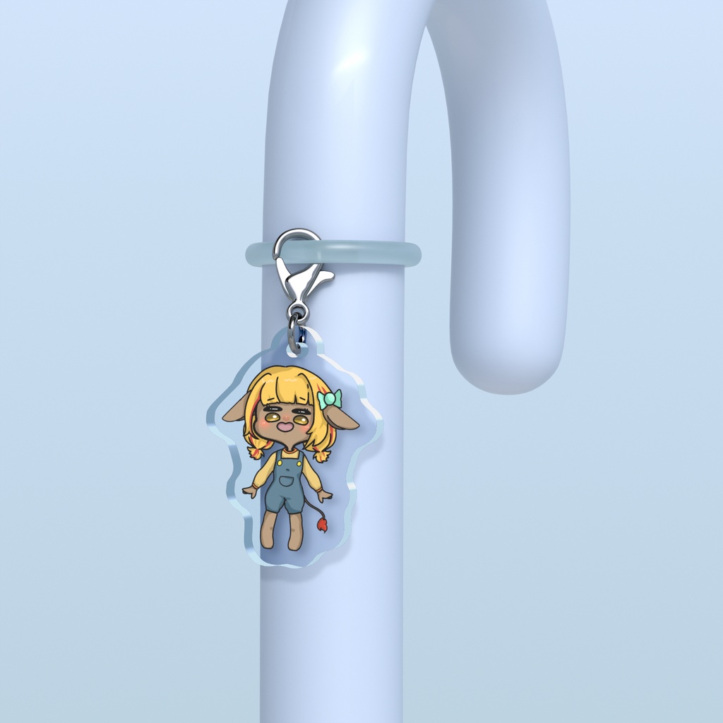 【蒜山カウ】ふにゃかわ牛めじるしチャーム