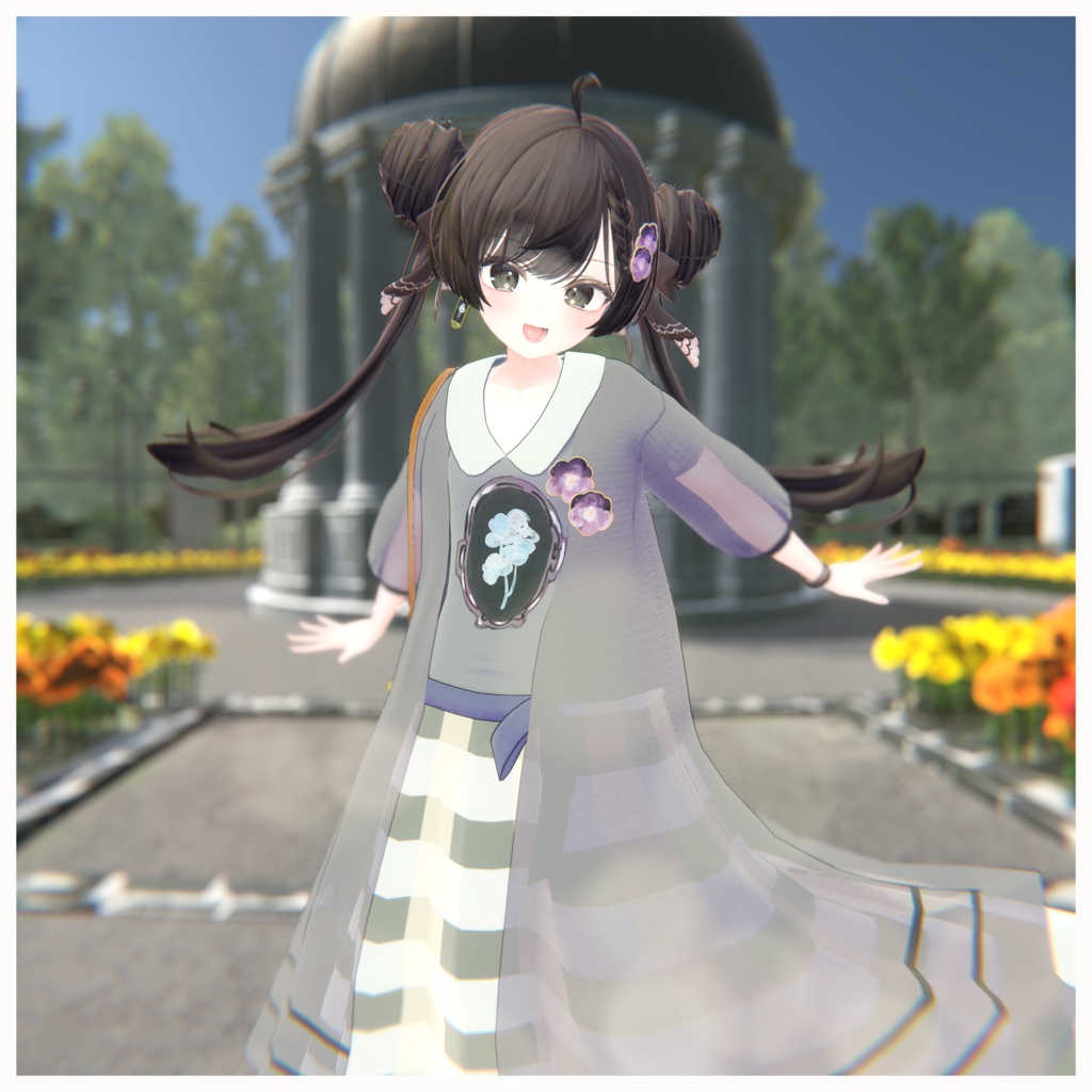 【Lapwing / マヌカ / VRoid】Framed: Violet