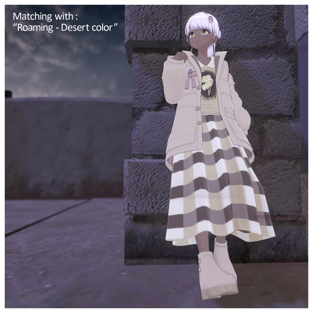 【Lapwing / マヌカ / VRoid】Framed: Violet