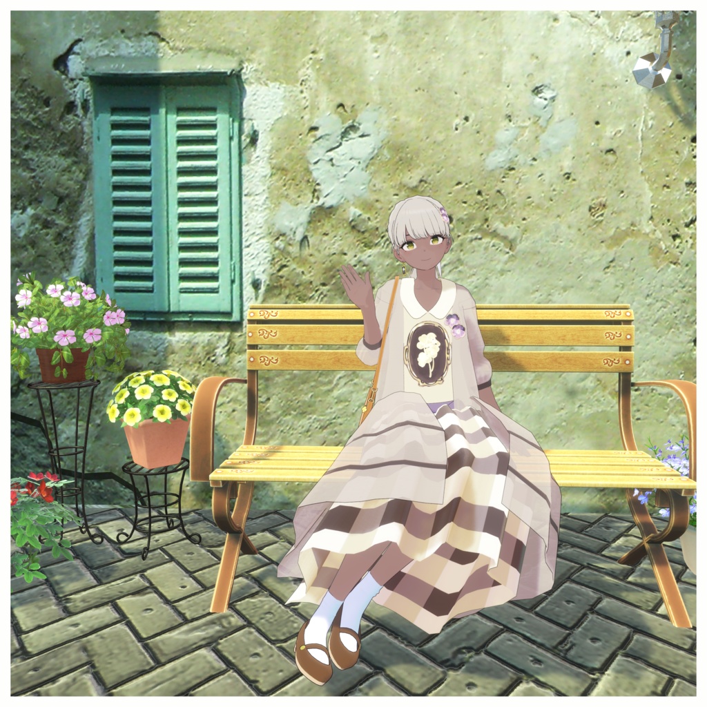 【Lapwing / マヌカ / VRoid】Framed: Violet