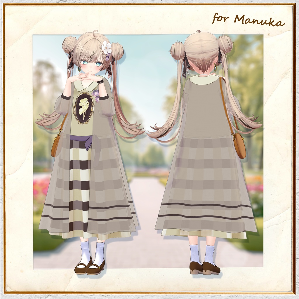 【Lapwing / マヌカ / VRoid】Framed: Violet